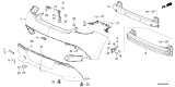 Diagram for 2025 Honda Civic Hybrid Body Mount Hole Plug - 90601-TJB-A01