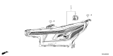 Diagram for 2026 Honda Prelude Headlight - 33100-36W-A01