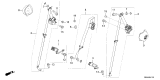 Diagram for 2026 Honda Passport Seat Belt Buckle - 04826-3BM-A01ZA