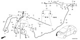 Diagram for Honda Civic Hybrid Windshield Washer Nozzle - 76850-T47-A01