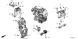 Diagram for 2025 Honda CR-V Motor And Transmission Mount - 50855-3D4-A50