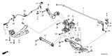 Diagram for 2025 Honda HR-V Control Arm - 52360-3W0-A00
