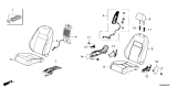 Diagram for 2024 Honda Civic Seat Cover - 81131-T20-A11ZA