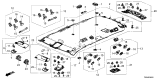 Diagram for 2025 Honda Pilot Sun Visor - 83280-T90-A01ZA