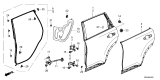 Diagram for 2025 Honda CR-V Door Panel - 67550-T95-A00ZZ