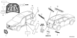 Diagram for 2026 Honda CR-V Emblem - 75722-3A0-A00