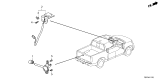 Diagram for 2026 Honda Ridgeline Antenna - 8B550-T6Z-A01