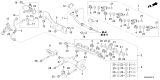 Diagram for Honda Civic Hybrid Fuel Injector - 16010-6MA-305