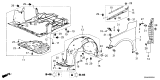 Diagram for 2025 Honda Accord Wheelhouse - 74150-30A-A00