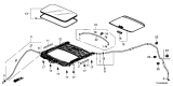 Diagram for Honda Ridgeline Sun Visor - 70600-TZ5-A03ZD