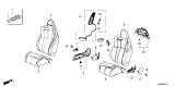 Diagram for 2025 Honda Civic Seat Cushion - 81137-T60-A01