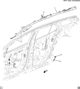 Diagram for Honda Prologue Air Bag Sensor - 13555036