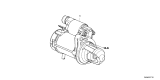 Diagram for 2025 Honda CR-V Starter Motor - 31200-5AG-Z01