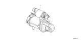Diagram for 2023 Honda Civic Starter Motor - 31200-64A-A01
