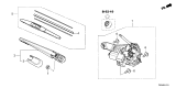 Diagram for 2025 Honda CR-V Wiper Arm - 76720-3B4-H01
