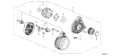Diagram for 2026 Honda CR-V Alternator Pulley - 31141-6VJ-A01