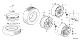 Diagram for 2025 Honda Ridgeline Spare Wheel - 42700-T6Z-AD1