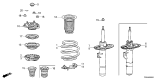 Diagram for 2026 Honda Civic Shock Absorber - 51621-T56-A02