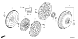 Diagram for 2024 Honda Civic Flywheel - 22100-65M-003