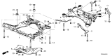 Diagram for 2026 Honda Passport Front Cross-Member - 50200-T90-A03