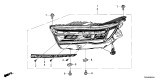 Diagram for 2025 Honda Pilot Headlight - 33150-T90-A01