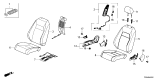 Diagram for 2024 Honda Civic Seat Cover - 81121-T20-A01ZA