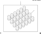Diagram for Honda Prologue Lug Nuts - 11602802