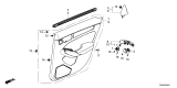 Diagram for 2024 Honda Civic Door Trim Panel - 83751-T20-A81ZA