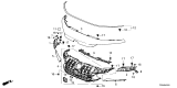 Diagram for 2024 Honda Civic Grille - 71200-T20-A01