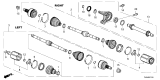Diagram for 2024 Honda Civic Axle Shaft - 44306-T20-A51