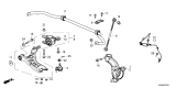 Diagram for Honda Civic Hybrid Alignment Bolt - 90118-T20-A00