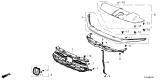 Diagram for 2025 Honda Odyssey Grille - 71121-THR-A80