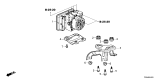 Diagram for 2024 Honda Civic ABS Control Module - 57100-T20-A53