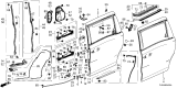 Diagram for 2026 Honda Odyssey Door Panel - 67550-THR-A30ZZ