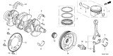Diagram for 2025 Honda Accord Crankshaft Pulley - 13810-6NA-A01