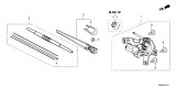 Diagram for 2025 Honda Pilot Wiper Blade - 76722-T90-A01
