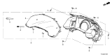Diagram for 2022 Honda CR-V Instrument Cluster - 78100-TLB-A41