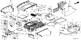 Diagram for 2025 Honda Odyssey Center Console Base - 83428-THR-A53ZA