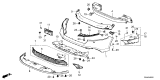Diagram for 2025 Honda Accord Hybrid Air Deflector - 71152-30A-A00