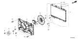 Diagram for Honda Civic Hybrid Fan Motor - 19030-6MA-J01