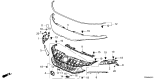 Diagram for 2024 Honda Civic Grille - 71200-T38-A01