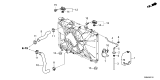 Diagram for Honda Civic Hybrid Cooling Hose - 19501-6MA-J00
