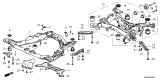Diagram for 2025 Honda Passport Front Cross-Member - 50200-T6Z-A03
