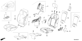Diagram for 2026 Honda Passport Seat Cushion - 81127-T90-A51