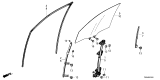 Diagram for 2026 Honda Passport Window Regulator - 72210-T90-A01