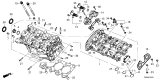 Diagram for 2026 Honda Passport Cylinder Head - 12101-6FB-305
