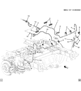 Diagram for Honda Prologue Brake Line - 86541456
