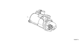 Diagram for 2026 Honda Civic Starter Motor - 31200-6MD-A51