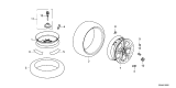 Diagram for 2025 Honda Accord Hybrid Spare Wheel - 42800-30B-AA0