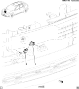 Diagram for Honda Prologue Ambient Temperature Sensor - 13583411